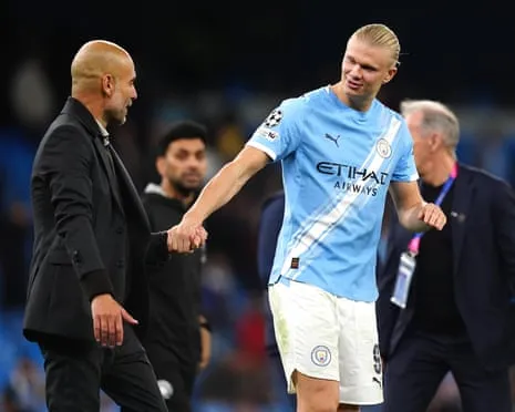 Erling Haaland Joins Exclusive Champions League Half-Century Club, Praised by Guardiola as CR7 and Lionel Messi's Equal