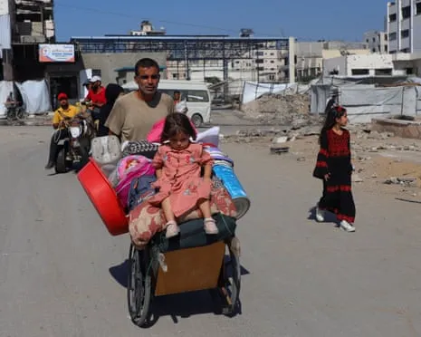 Escaping from Death to Destruction: Gaza Civilians Grapple with Heart-Wrenching Choice
