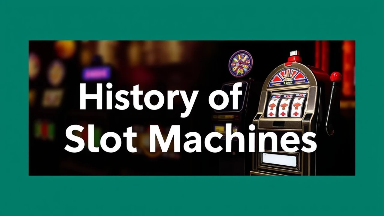 From Past to Present: Tracing the History of Slot Machines