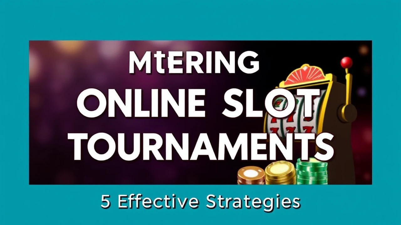 Mastering Online Slot Tournaments: 5 Effective Strategies